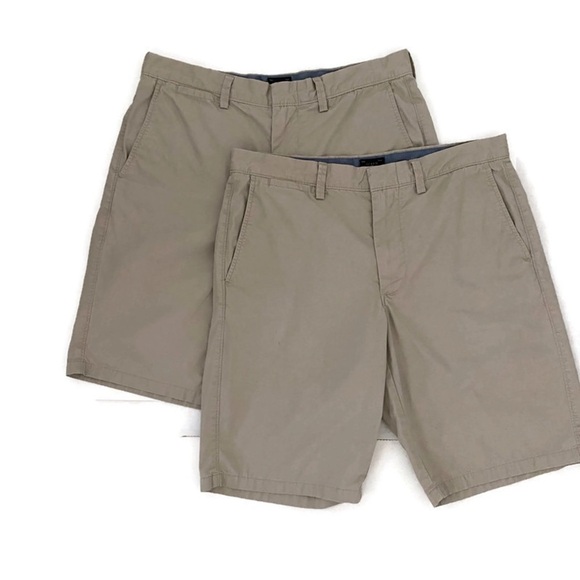 J. Crew Other - 2 Pair J Crew Men’s Khaki Chino Shorts size 32/10.5
